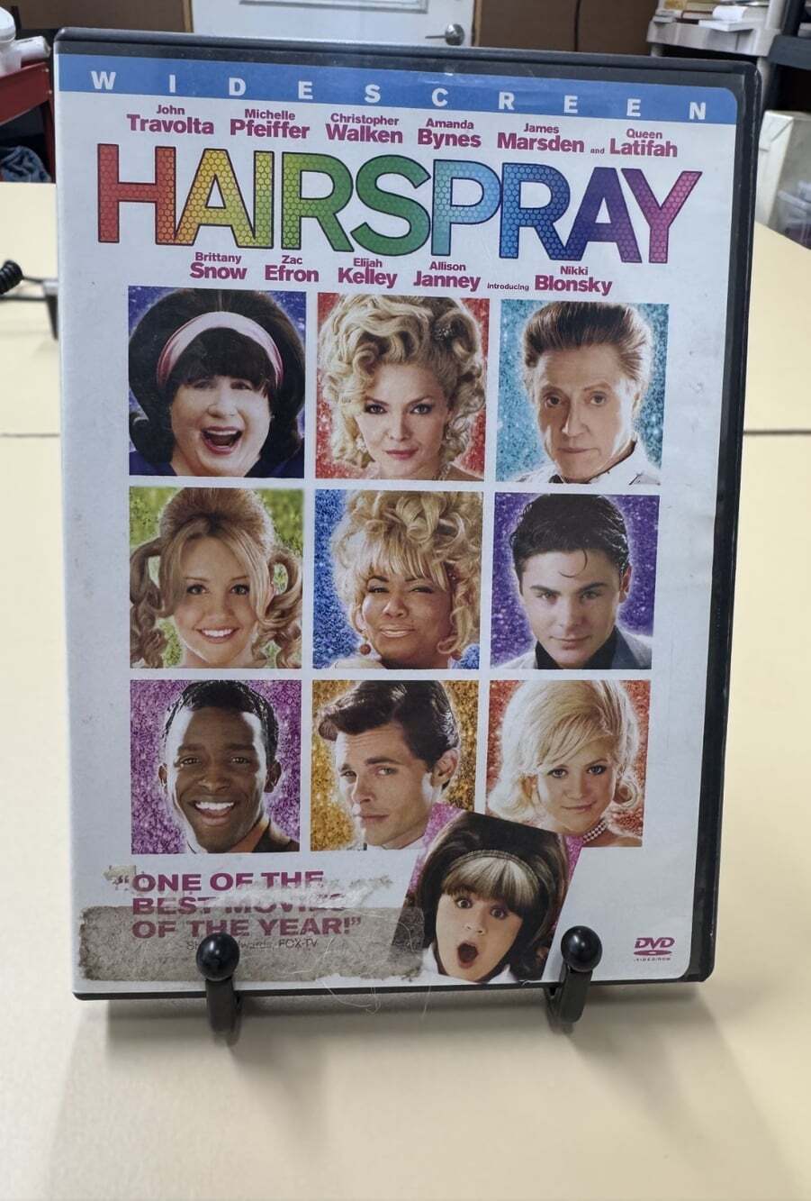 Hairspray DVD 2007 Widescreen John Travolta Zac Efron Queen Latifah Musical